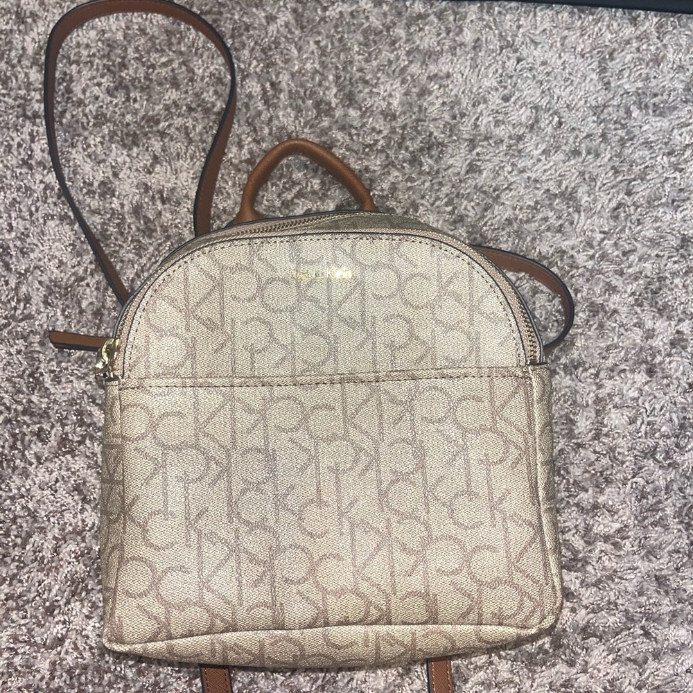 Calvin Klein Mini Monogram Backpack - image 1